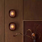 Wall Sconce | Three-Color LED & Glass Shade
