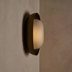 Wall Sconce | Three-Color LED & Glass Shade