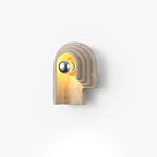 Wall Sconce | Travertine Body & E26/E27 Socket | 15 cm Diameter