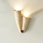 Wall Sconce | Travertine Body & G9 Socket | 27 cm Height