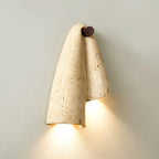 Wall Sconce | Travertine Body & G9 Socket | 27 cm Height