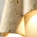 Wall Sconce | Travertine Body & G9 Socket | 27 cm Height