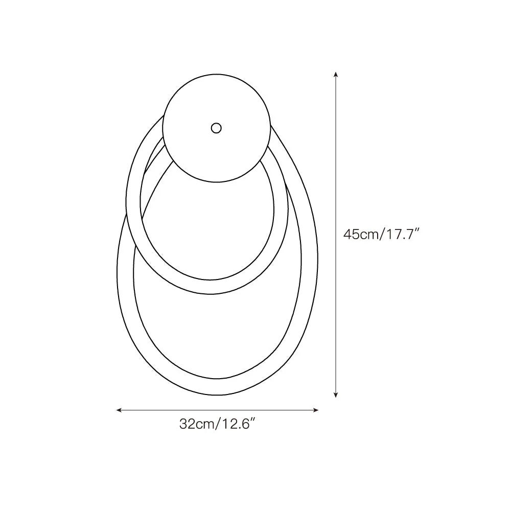 Wall Sconce | Travertine Body & Integrated LED | 32 x 45 cm
