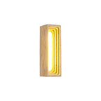 Wall Sconce | Travertine & Integrated LED | 23 cm Height