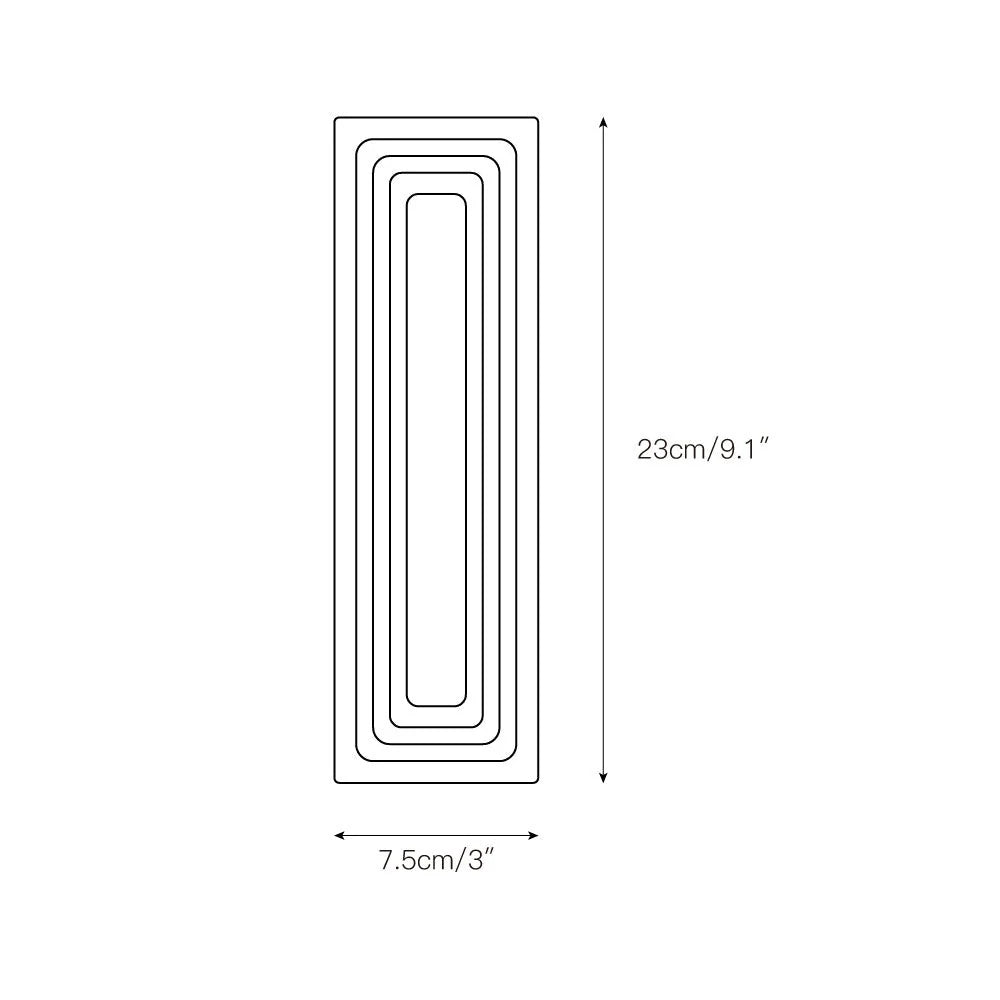 Wall Sconce | Travertine & Integrated LED | 23 cm Height