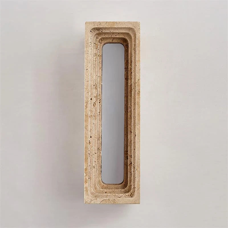 Wall Sconce | Travertine & Integrated LED | 23 cm Height