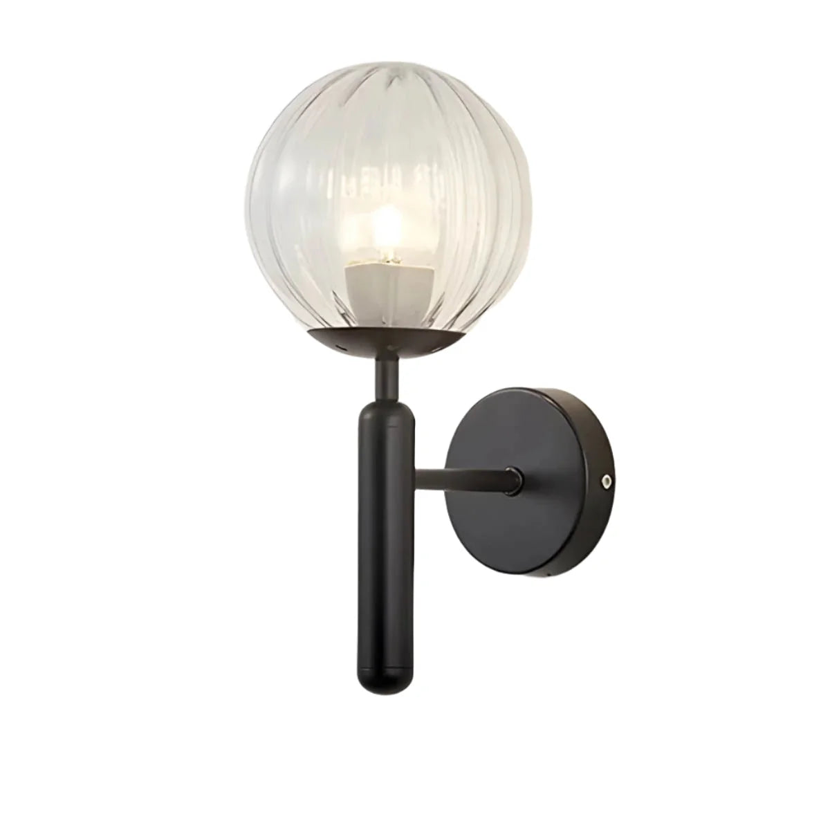 Wall Sconce | Vintage Glass & Metal | E27 Socket