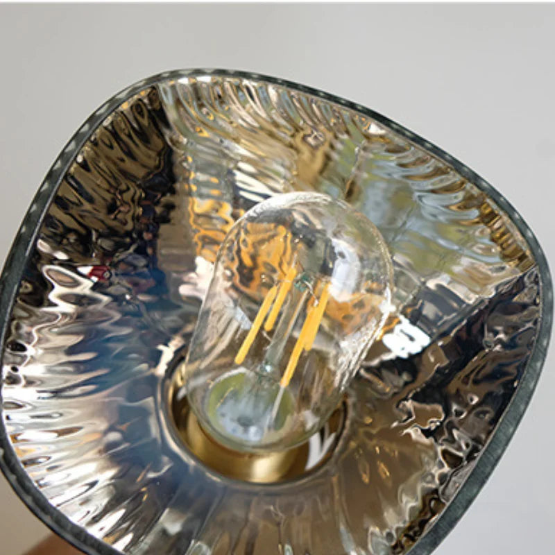 Wall Sconce | Vintage Green Glass & Brass Finish | Warm LED 3000K