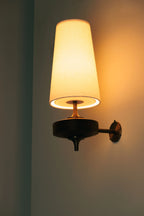 Wall Sconce | Walnut Wood & Antique Brass | 1- Or 2-Arm Options