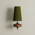 Wall Sconce | Walnut Wood & Antique Brass | 1- Or 2-Arm Options