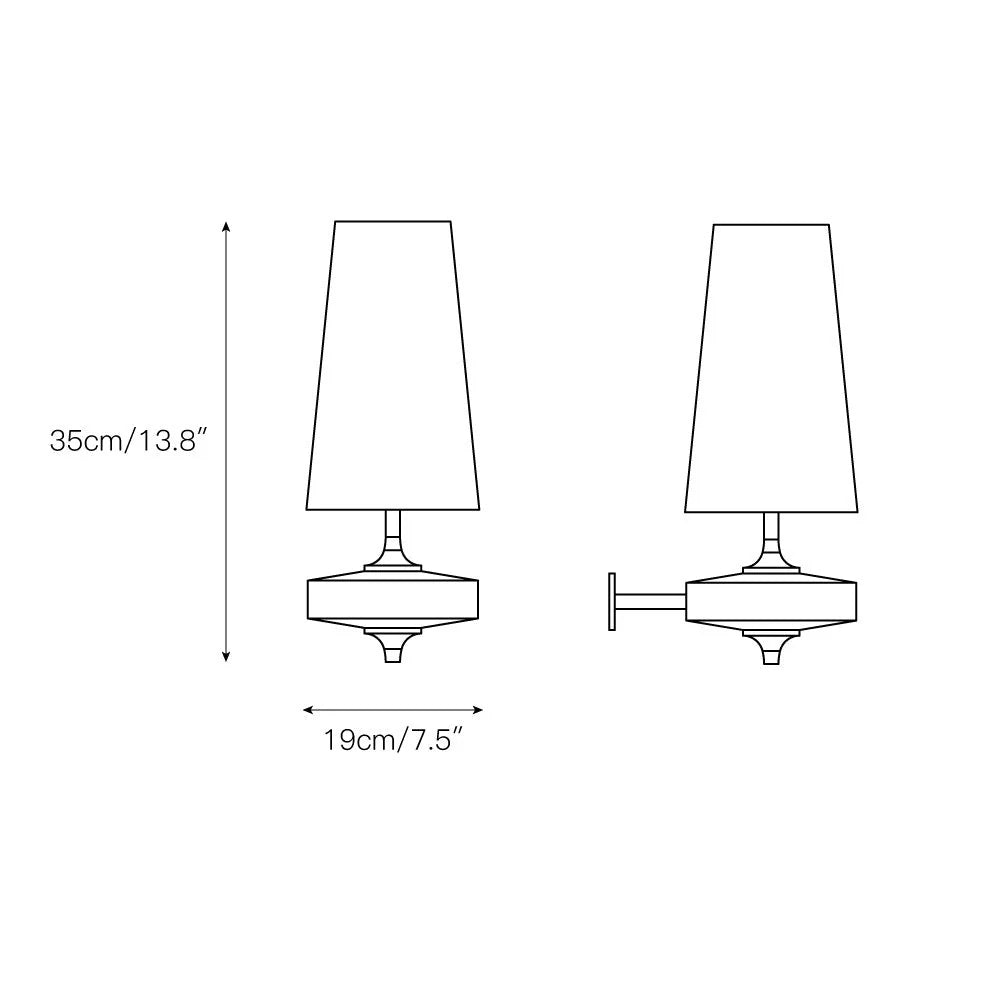 Wall Sconce | Walnut Wood & Antique Brass | 1- Or 2-Arm Options
