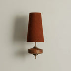 Wall Sconce | Walnut Wood & Antique Brass | 1- Or 2-Arm Options