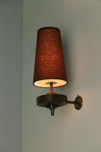Wall Sconce | Walnut Wood & Antique Brass | 1- Or 2-Arm Options