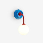 Wandleuchte | Festverdrahtet Metall & Glas | Dimmerkompatibel