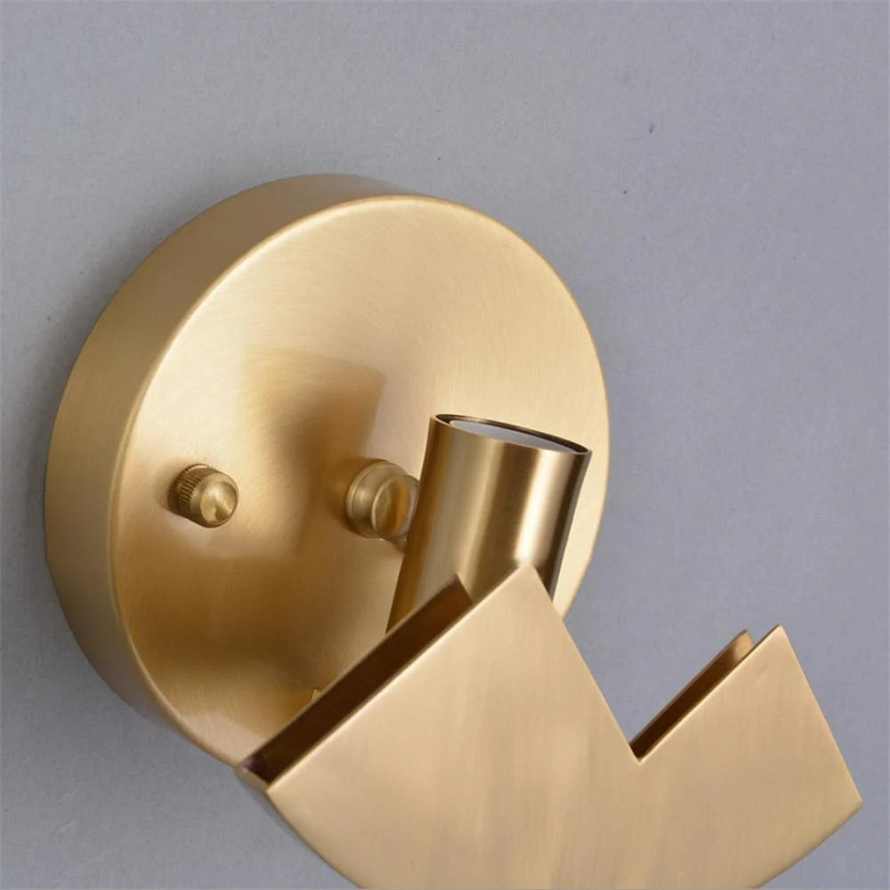 Wandleuchte | Poliertes Messing & Alabaster-Schirm | 20 cm Durchmesser