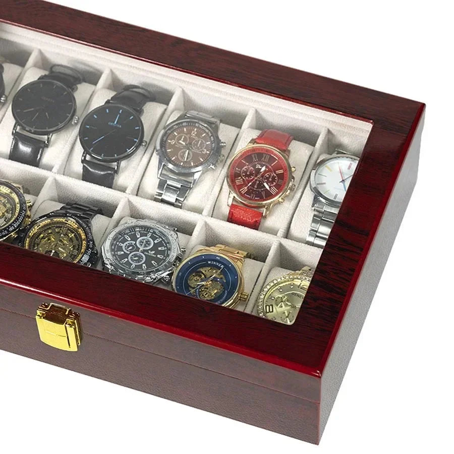 Watch Box | Wooden & Removable Compartments | Customizable Layout