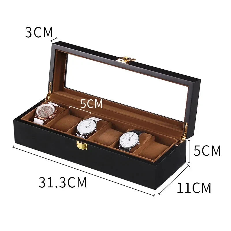 Watch Box | Wooden & Removable Compartments | Customizable Layout