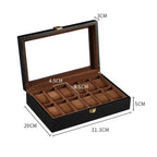 Watch Box | Wooden & Removable Compartments | Customizable Layout