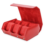 Watch Case | Genuine Leather & Cushioned Slots | 6 or 8 Slots