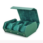 Watch Case | Genuine Leather & Cushioned Slots | 6 or 8 Slots