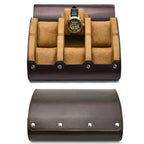Watch Organizer Roll | PU Leather Foldable Travel Design | Multiple Slots