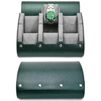 Watch Organizer Roll | PU Leather Foldable Travel Design | Multiple Slots