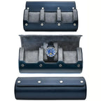 Watch Organizer Roll | PU Leather Foldable Travel Design | Multiple Slots