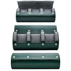 Watch Organizer Roll | PU Leather Foldable Travel Design | Multiple Slots