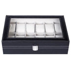 Watch Storage Box | 12 Compartments | Watch & Bracelet Organizer