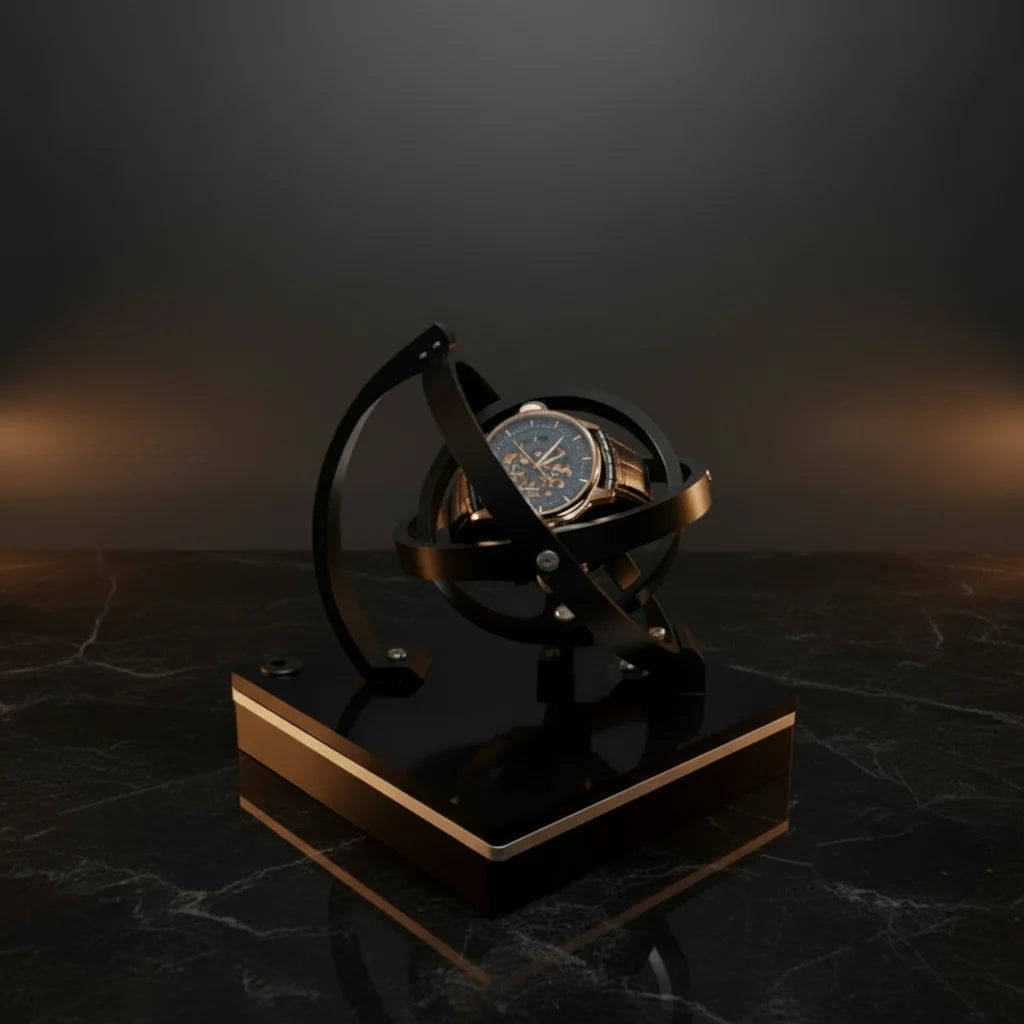 Watch Winder | Silent Mechanism & Wooden Case