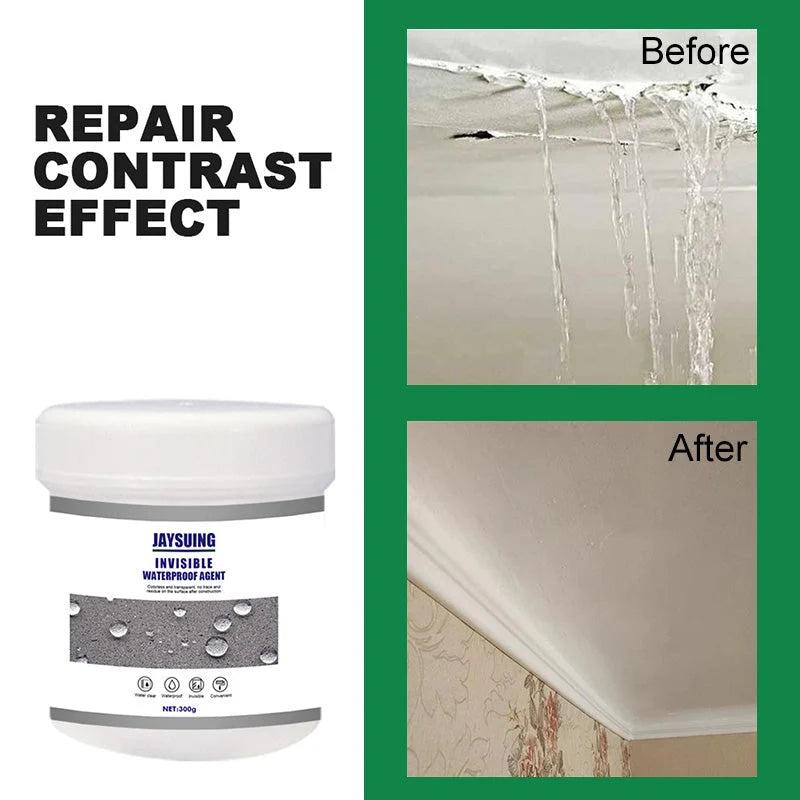 Waterproof Coating | Transparent Non-Yellowing & Long-Lasting | With Brush