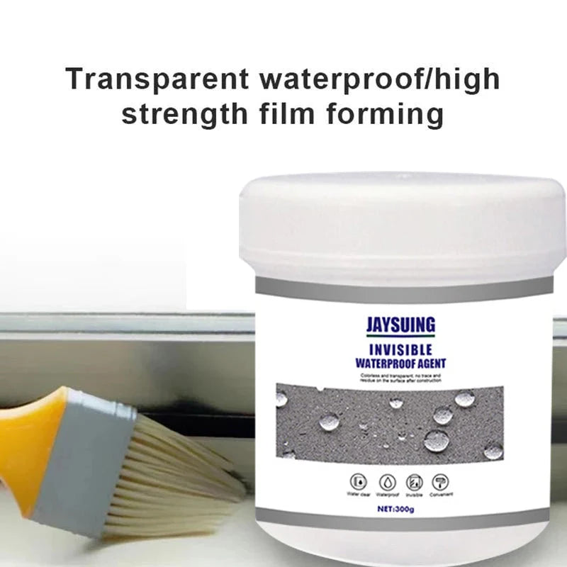 Waterproof Coating | Transparent Non-Yellowing & Long-Lasting | With Brush