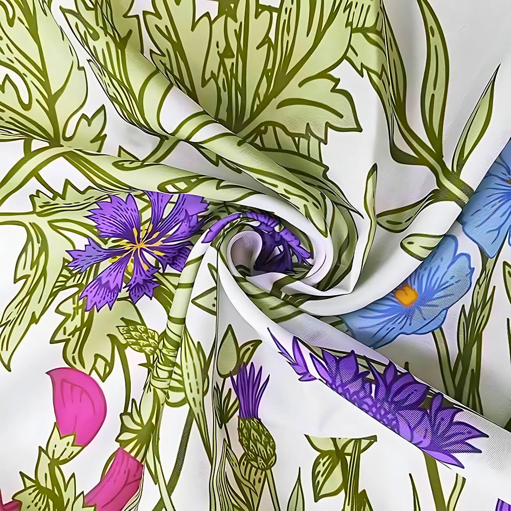 Shower Curtain | Bird & Tree Branch Design | Waterproof Polyester