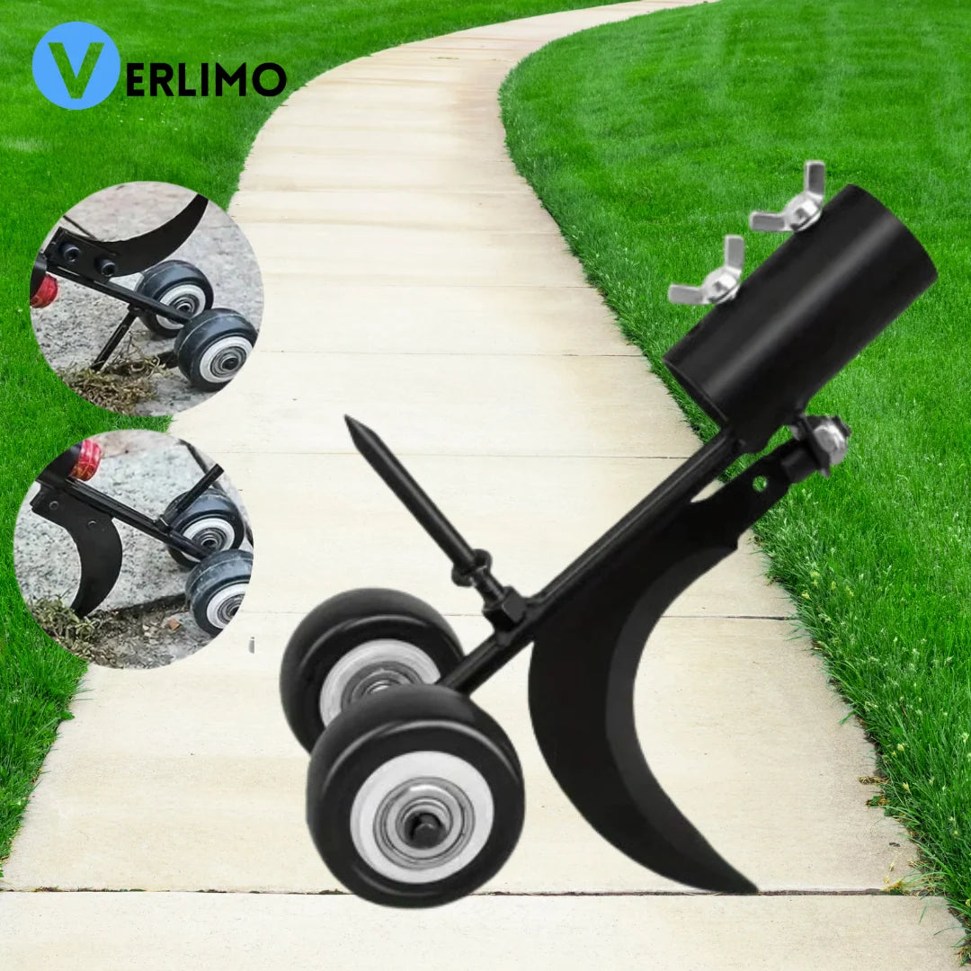 Weed Remover | Roll-And-Go Steel Head & Ergonomic Handle | For Pathways & Edges