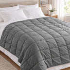 Weighted Blanket | Breathable Cotton & Glass Bead Filling | 41 x 60 in