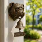 Welcome Bell | Dog Design & Antique Bronze Finish