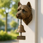 Welcome Bell | Dog Design & Antique Bronze Finish