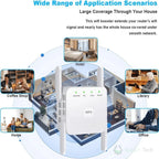 WiFi Range Extender | Dual-Band & Plug-and-Play | Up To 300 m Coverage
