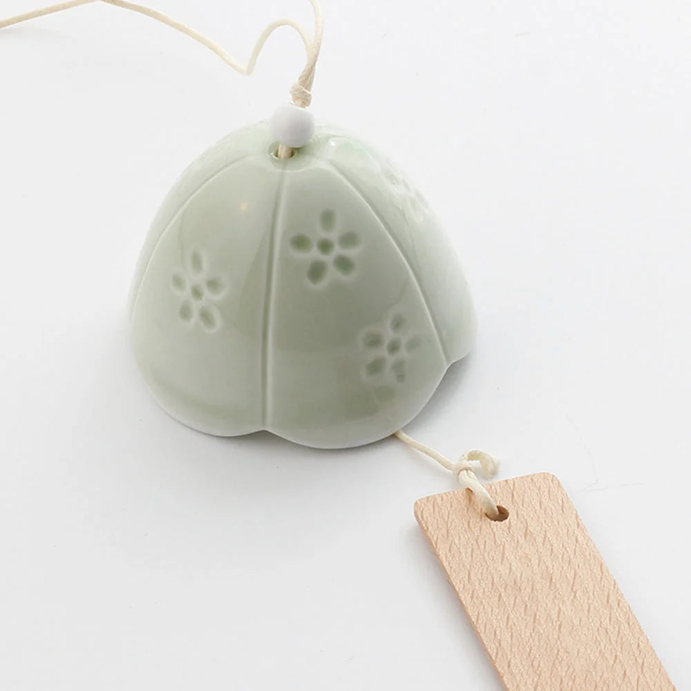 Wind Chime | Ceramic Sakura Design | 6 x 6 cm