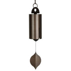 Wind Chime | Handcrafted Steel & Ash Wood Clapper | 12 in Overall Length