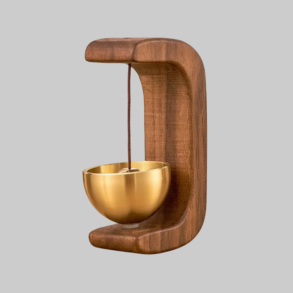 Wind Chime | Magnetic Wooden C-Shaped & Singing Bowl