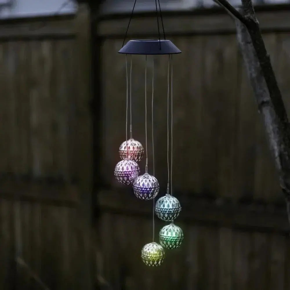 Wind Chime | Solar-Powered & Color-Changing LED