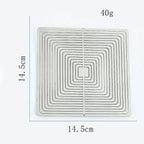 Wind Spinner | Rotating 3D Stainless Steel | 14.5 × 14.5 cm