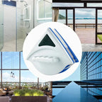 Magnetic Window Cleaner | Cleans Both Sides | Replaceable Sponges