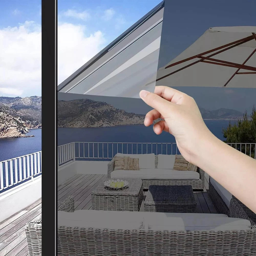 Window Film | Reflective One-Way Privacy | Heat & UV Protection