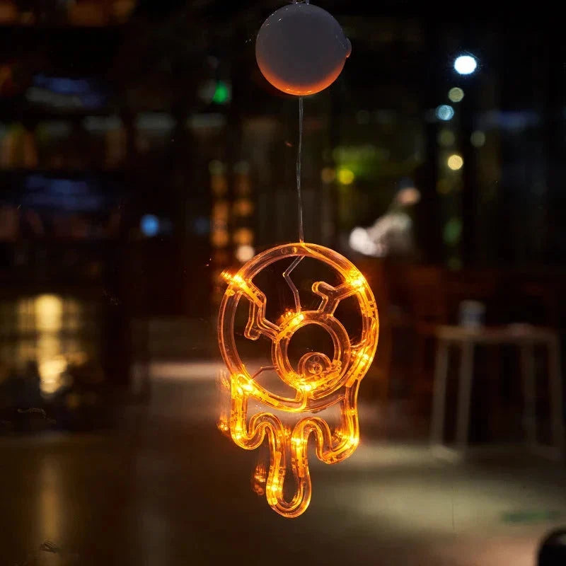 Window Silhouette | Battery-Operated & Warm LED | Multiple Designs