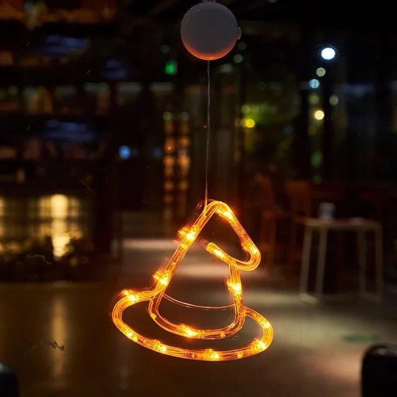 Window Silhouette | Battery-Operated & Warm LED | Multiple Designs