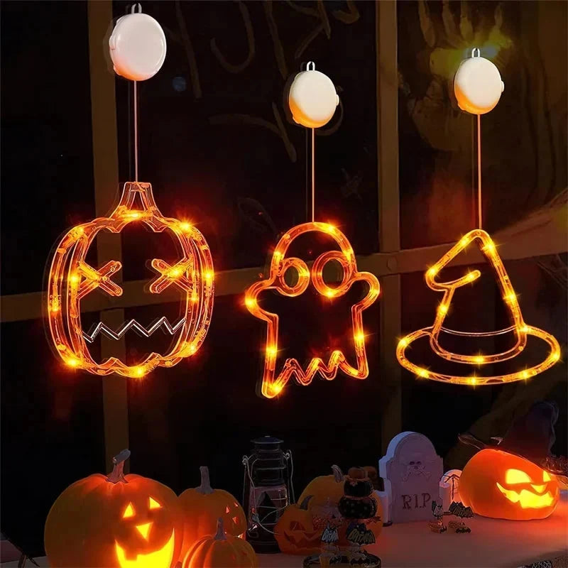 Window Silhouette | Battery-Operated & Warm LED | Multiple Designs