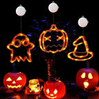 Window Silhouette | Battery-Operated & Warm LED | Multiple Designs