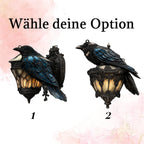 Window & Wall Decoration | Acrylic Gothic Raven Motif | Indoor